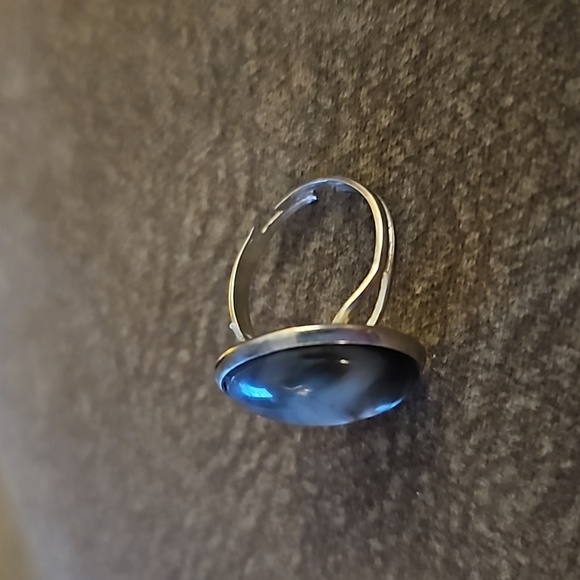 3/$30 Abalone Shell Cabochon Adjustable Ring - Picture 2 of 5